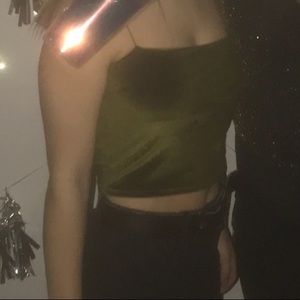 Green Straight Across Tank